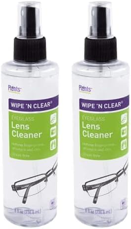 Flents Wipe 'N Clear Limpiador de lentes para lentes de 8 fl oz (8.0 fl oz) (paquete de 2)