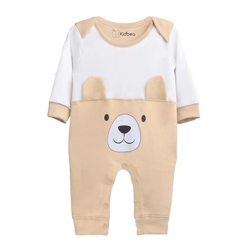 Image of Kidbea Cotton Baby Romper for Boys & Girls | Full Sleeve Bodysuit Jumpsuit for Infants | Soft, Breathable & Skin-Friendly | Multiple Cute Designs