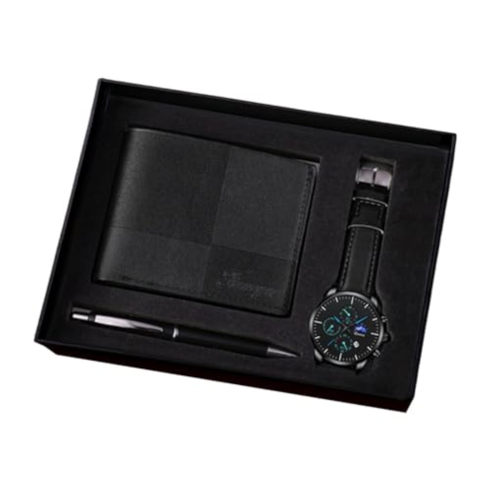 Men's Gift Set with Watch, Wallet, and Pen, Birthday Combo