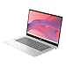 HP 14 inch Chromebook, Intel N200 Processor, 4GB RAM, 128GB SSD, Glacier Silver