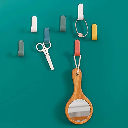 Juliyeh-12-Pieces-Self-Adhesive-Hooks-Wall-Hanging-Plastic-Creative-Cute-J-Shaped-Hooks-Powerful-Self-Adhesive-Hooks-for-General-Bathroom-Kitchen-Use-Sticky-Wall-Hook-Waterproof