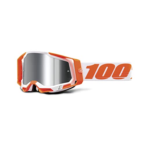 Lunettes de cross 100% Racecraft Gen 2 Blanc haut de gamme