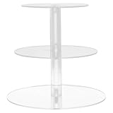 Alipis Puesto De Pasteles Soporte para Cupcakes para Cupcakes Soporte para Cupcakes De 3 Niveles Puestos De Postres Bandeja...