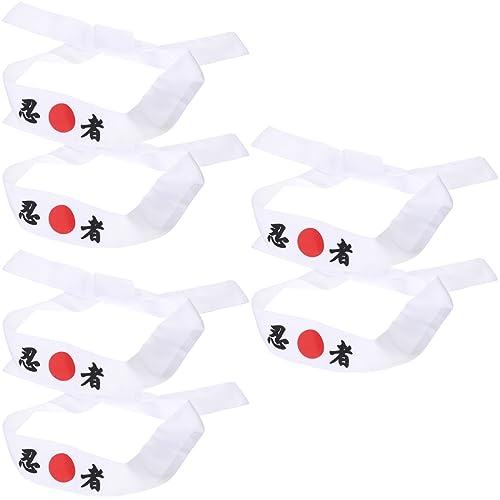 Bandeau ninja sport unisexe lot de 6 jojofuny pour karaté et course