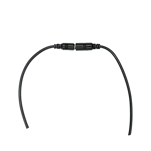 Image of Electronic Spices 5.5mm Male and 5.5mm Female Dc Pins Jack Cable Connector With Wire Pack of 5pcs