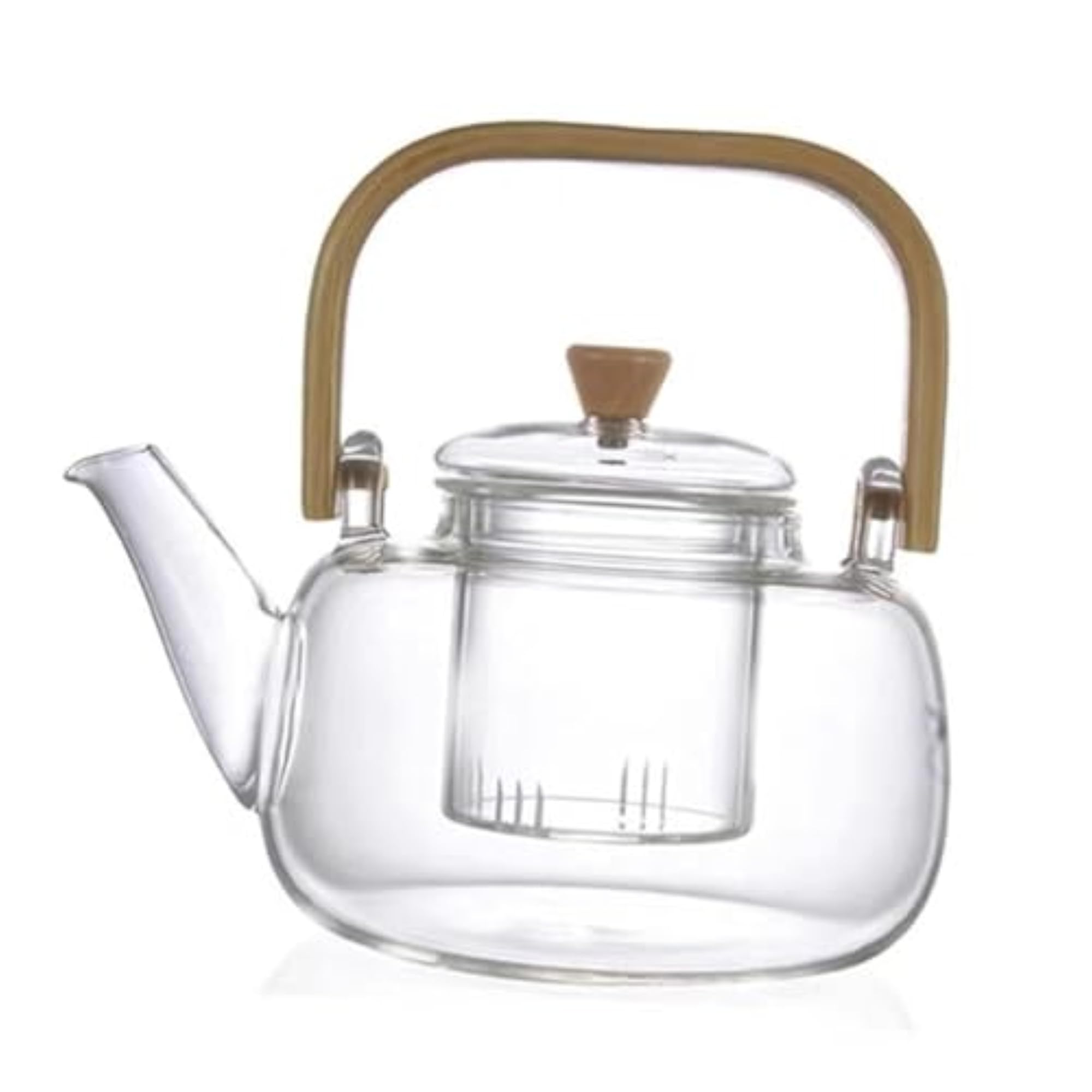 Heat Resistant Glass Teapot for Outdoor BBQ