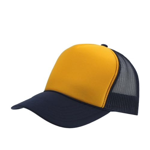 Image of The Vintage Year High Crown Foam Mesh Camouflage Trucker Hat Baseball Cap