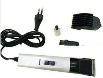 Jemei Professional AT-580 Wired/Corded Runtime: 45 min Trimmer for Women (White, Black)