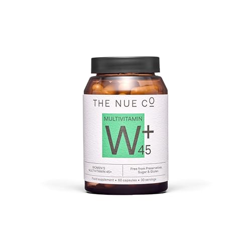 The Nue Co. Women's MULTIVITAMIN 45+ Supplement- Supports Energy, Immunity, Focus, Vegan, Gluten Free, 60 Capsules