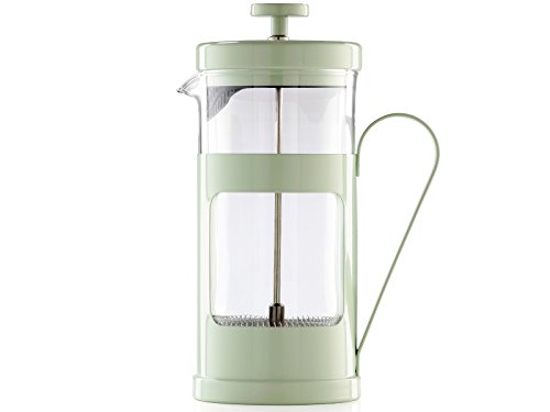 La Cafetierè 5176567 Monaco Cafetière Italienne pour 3 Tasses Acier Inoxydable/Verre Pistache 30 x 20 x 15 cm Cover