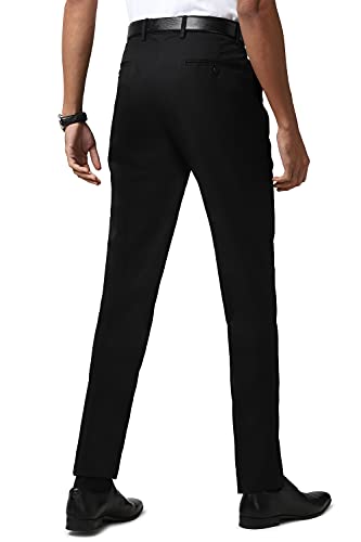 Image of Peter England Men's Slim Formal Trousers
