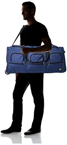 Rockland Rolling Duffel Bag, Navy, 40-Inch