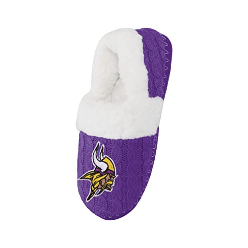 Image of FOCO Womens NFL Team Color Moccasin Slippers