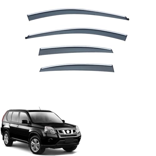 に適用 日産エクストレイル X-trail T31 T32 2008年~2022年7月 車用サイドバイザー 専用 ドアバイザー ドア サイド ウインドウ バイザー サイドバイザー 車種専用設計 カーレインシールド トリムカバー 雨除け 換気 ドアバイザー