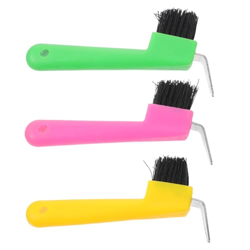 BCOATH Horse Hoof Care Tools Hoof Brush Set Grooming Horses Horseshoe Cleaning Brush Random