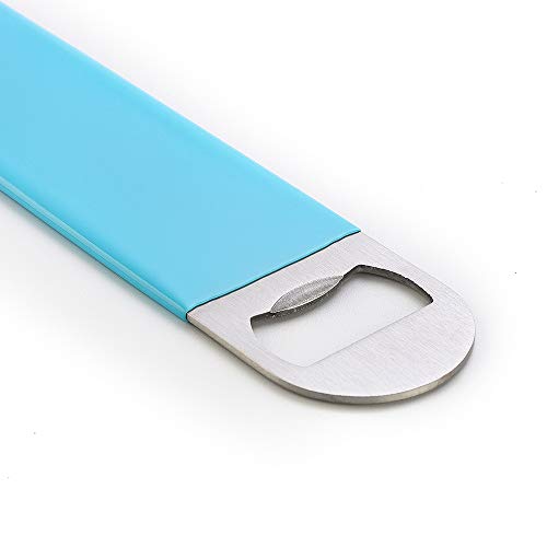 Jxs 3 Pack 7" Heavy Duty Stainless Steel Flat Bottle Opener, Well-Made Long Neck Bottle Opener #TOP3