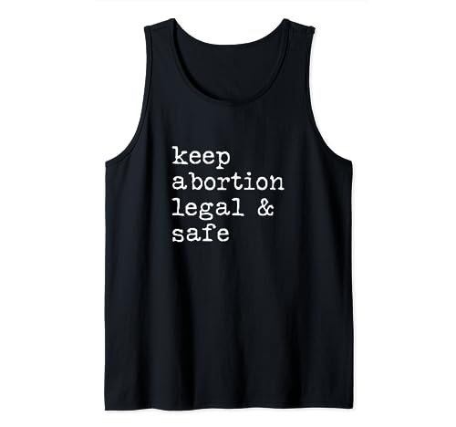 Mantenga el aborto legal y seguro Feminist Pro Choice Retro Camiseta sin Mangas