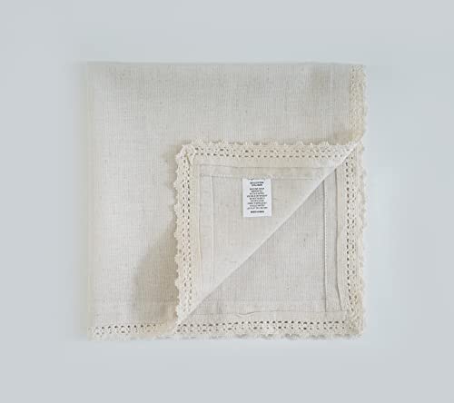 Image of FINGERCRAFT Bulk Cloth Napkins Set of 100 | 12x12 Inch Cotton Linen