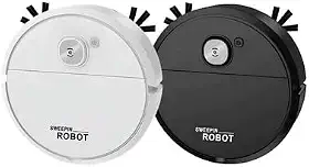 Robô Varredora/Aspirador De Pó Automática 3 Em 1 Limpeza Doméstica Robótico Inteligente E Silencioso