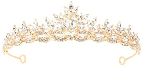 Papoopy Tiara Crown for Women Tiaras for Bridal Birthday Prom Quinceanera