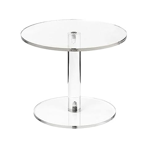WILLSIN Clear Acrylic Cake Stand Cover