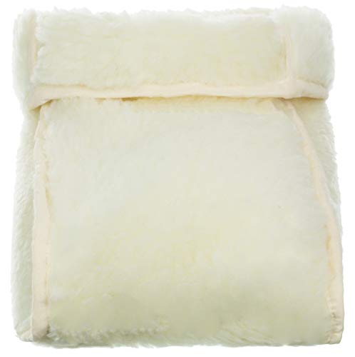 Brandsseller Fußsack Fußwärmer Zehenwärmer in Lammfelloptik kuschelig weich - Natur – Bild 4