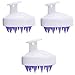 Produktbild Kopfhautmassage Shampoo Pinsel, Kopfhautpflege, weicher Silikonkamm für Frauen Männer oder Haustiere (3, white)
