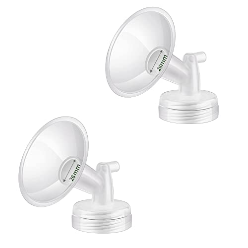 Image of Begical 26mm Flange Compatible with Spectra/Motif Luna/Ameda MYA/Cimilre Breastpumps Replacement to Pump Parts and Flanges/Shields. Compatible with Spectra S1 S2 9 Plus Parts/Accessories