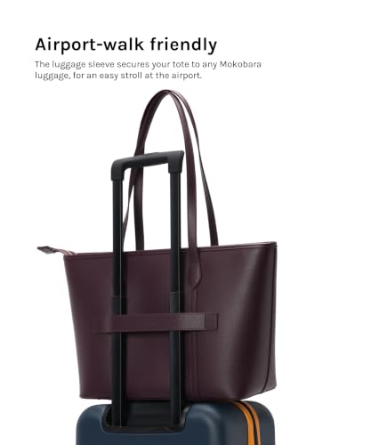 Image of MOKOBARA Astrid Tote 22L Laptop Bag 16 Inch Office Travel Handbag Wine