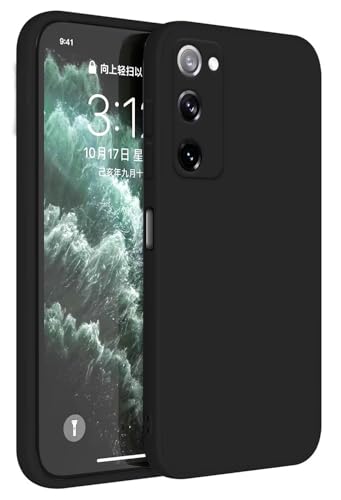 Topme Cover per Samsung Galaxy S20 FE (6.5' Inches) Custodia Case, Protezione Della Pelle Della Custodia in Silicone Tpu - Nero