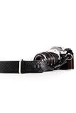 TETHER Black Leather Wrist Camera Strap for DSLR or SLR Camera, DSLR Camera Strap. Camera Accessorie