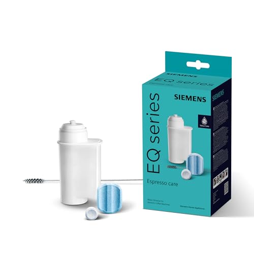 Siemens Care set, tablettes de nettoyage et de détartrage, filtre à eau BRITA Intenza, spécialement conçues pour la gamme Siemens EQ, TZ80004A/B
