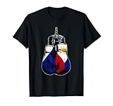 Proud Heritage Philippines Flag Boxing Gloves T-Shirt