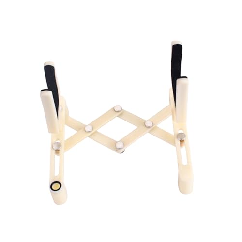 Yardwe Adjustable Plastic Violin Stand Holder Portable Foldable Accessory with Sponge Pad to Protect Against Scratches for Violinists Music Home Use