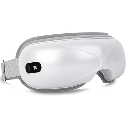 BOKOR Eye Massager with Heat and Compress, FSA/HSA Eligible Heated Mask Massager for Migraine, Eye Care Device for Deep Relax, Improve Sleep Quality, Ideal Gift for Birthday