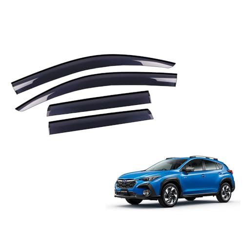 SUBARU クロストレック ドアバイザー 未使用 SUBARU（スバル） (ZUS)ドアバイザー(前後左右分4枚セット)「スバル