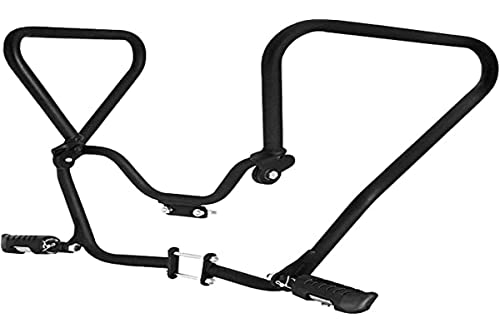 Protetor De Carenagem e Motor Armor Com Pedaleira Retrátil XRE 300 Preto