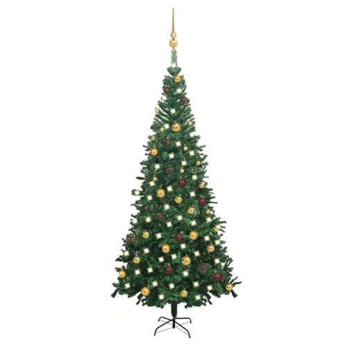 ** vidaXL Artificial Pre-lit Christmas Tree - 94.5