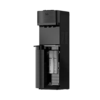 Brio 520 Bottleless Water Cooler Dispenser with 2 Stage Filtration - Self Cleaning, Hot Cold and Room Temperature Water. 2 Free Extra Replacement Filters Included - UL Approved