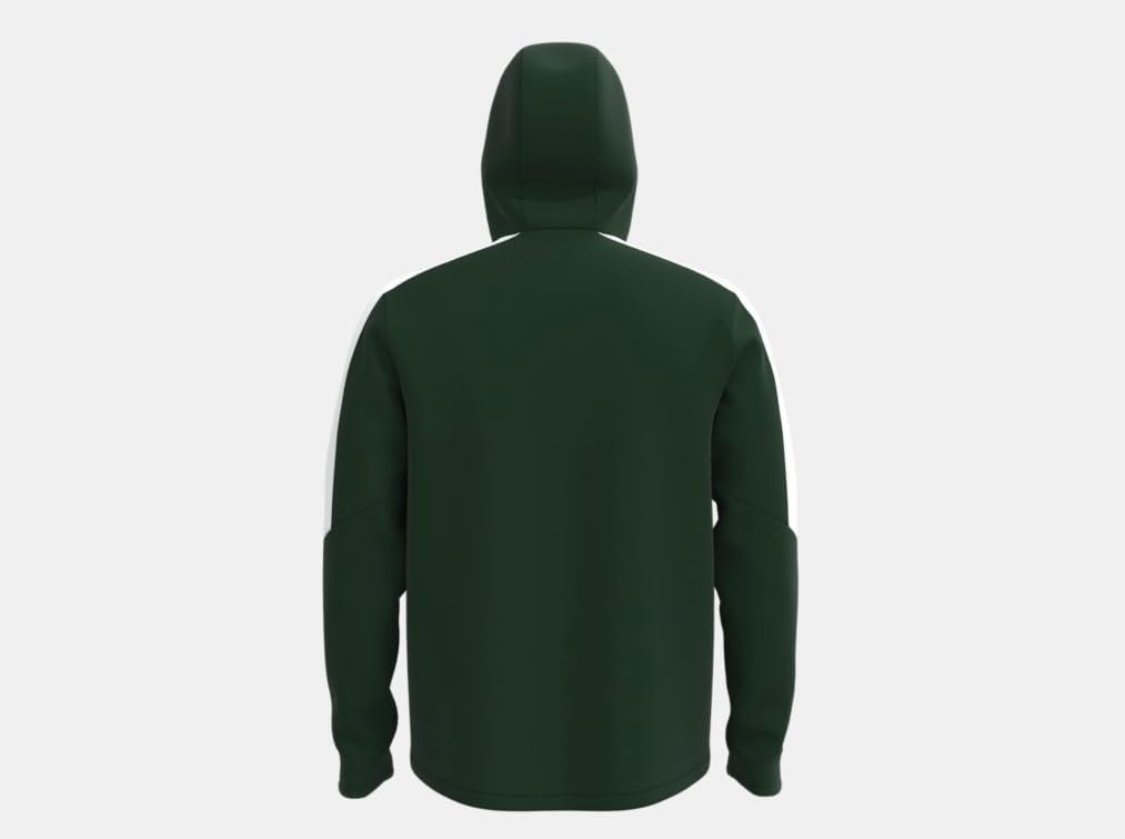 Under Armour Mens Storm Armour Fleece Hoodie - Water Repellent XXL Forest Green-white - Image 2