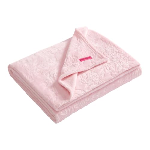 Image of Betsey Johnson - Soft Plush Throw 50x70, Floral Blanket for Bed or Couch | Soft Embossed Plush, Cozy Warmth, Floral Bouquet Design, 50x70 Size, Machine Washable
