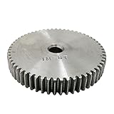 2 Piece Spur Gear 1M44/45/46/47/48/49/50/51T Rough Hole 6/8mm Pinion Material Motor Total Height 10mm Industrial Bearings Gears(1M51 Teeth-bore 8 mm)