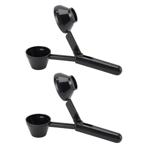 2 Piezas 2 Cucharadas de Capacidad de café, 15 Ml de café de café con Embudo, para café Molido, Proteína en Polvo, té