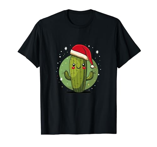 Image of Awesome Christmas Cactus Costume for Adults and Kids T-Shirt