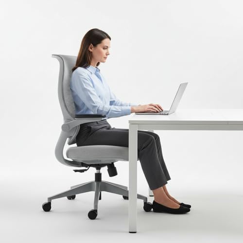 Sunaofe Resistance Ergonomic Office Chair with 135° Recline, 3D Armrests, Breathable Mesh & Adaptive Lumbar Support - 5 Year Warranty by Sunaofe - Used condition - Image 8