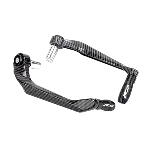 Protège-mains Moto Yamaha YZF R15 Rouge Bleu Solution Anti-Casse Levier Frein
