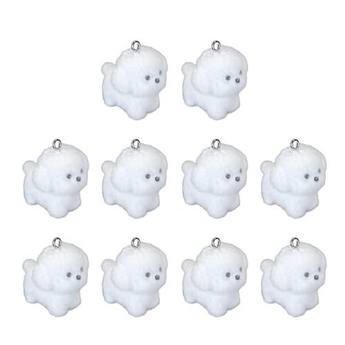 Pendentif chien en résine à offrir pour créer un bijou personnalisé