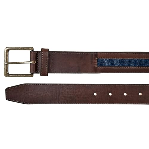 Image of Lucky Brand Men's Jeans Leather Belt| Classic| Casual| Dress| Everyday| American Heritage| Genuine Leather| Metal Buckle