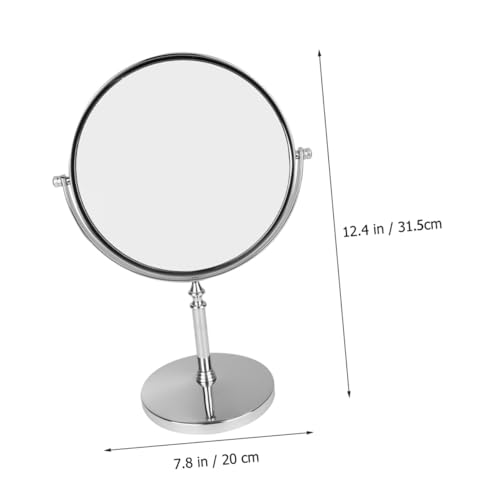 Miroir de table double face avec grossissement pour maquillage - 3