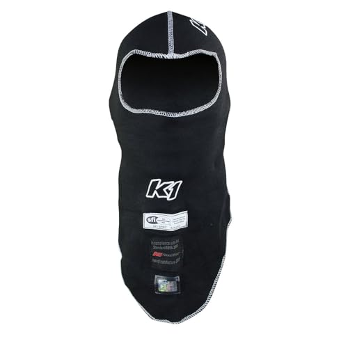 K1 Flex Adult Nomex® Black Balaclava - SFI 3.3